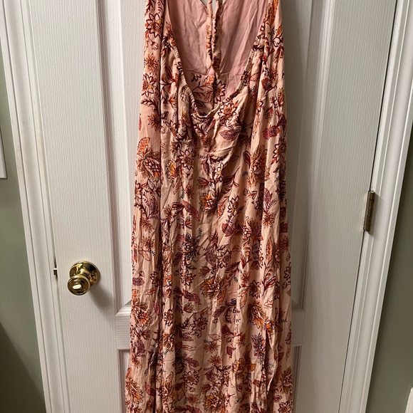 MINKPINK Pink Floral Halter Maxi Dress - Picture 4 of 5